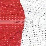 Moisure Absorbent Fabric 95% Polyester and 5% Spandex 2-tone Dots Jacquard Jersey Fabric