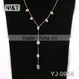 Chains Wholesale Vintage Raw Crystal Design Your Own Necklace Pendant
