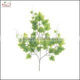 Cheap Factory Wholesale Fabric Decorative Artificial Green Grape Branches and Leaves/leaf thumbnail-2