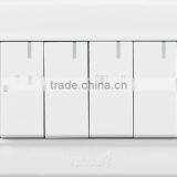 High Quality 10A 250V DC Isolator Switch 4 Gang 1 Way Switch thumbnail-3