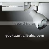 metal halide track ceiling spot lights,CDM-T/G12,35w/70w,China Guangdong VKA,AC220V~50Hz,Aluminum,beam angle:24 degree