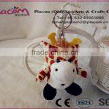 New Design Lovely Fashion High Quality Factory Price Promotional Gifts and Holiday Gifts Wholesale Plush Keychains Reindeer thumbnail-1