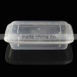 Food Plastic Container PP Dish Plate Plastic Plate 1200ml Sushi Box