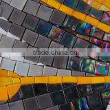SMM05 Glass Mosaic Artwork Handcut Jigsaw Puzzle Modern Decoration Mural thumbnail-4