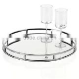 Stainless steel high quality contemporary serving tray