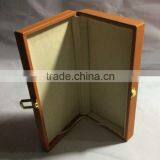 Chinese Factories Wholesale Custom High-grade PU Leather Jewelry Box, Brown Beautiful Gift Box thumbnail-3