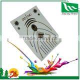 2015 Fashionable Waterproof Gold &Silver Permanent Tattoo Sticker