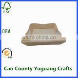 Small Unfinished Wood Trays Mini Wooden Serving Trays With Handles thumbnail-2