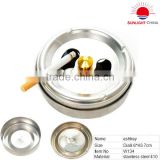 New dustproof stainless steel round ashtray,Decorate the ashtray