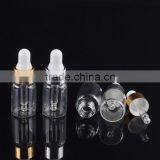 MUB Wholesale 5ml Essential Oil Glass Bottle With Glass Dropper &Silver Gold Cap thumbnail-4