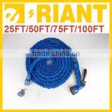 2014 Top Quality Fabric Flat Garden Flexible Water Hose With Hand Sprayer thumbnail-1