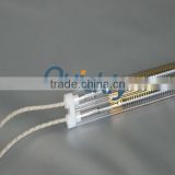 gold- coated quartz halogen infrared heater lamp for printing inks with CE certificate,20000 hours