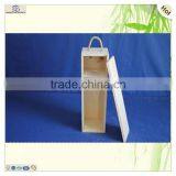 Decorative Single Bottle Pine Wood Wine Boxes thumbnail-3