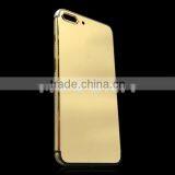 Luxury 24k Gold Plated Zircon Back Housing for IPhone 7 Plus Gold Diamond Back Cover thumbnail-1