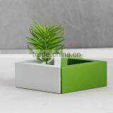Triangle Shape Plain Concrete Interior Waterproof Bare Concrete Flower Pot thumbnail-6