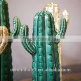 Decorative Golden Artificial Cactus Ceramic Cactus thumbnail-3