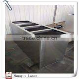 Hot Saled Customized Galvanized Stainless Steel Flower Pot/ Outdoor Rectangular Planter Box for Garden thumbnail-2