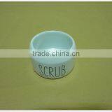 2014 Cheap Custom Exquisite White Embossed Handmade Ceramic Bowl thumbnail-2