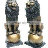 Bronze/brass Western Style Lion Statue thumbnail-1