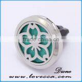 Stainless Steel Aromatherapy Diffuser Locket for Car, Car Vent Clip Diffuser, Car Freshener Clip thumbnail-6
