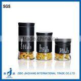 Stainless Steel Coating Glass Jar for Coffee Tea Suga TP12136 thumbnail-1