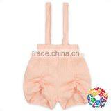 Wholesale Baby Cotton Solid Color Summer Strape Baby Girl Shorts thumbnail-3
