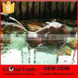 Resin Solar Floating Under Water Hippo For Garden Decorate G0232 thumbnail-1