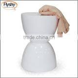 Chinese Wholesale Furniture Fiberglass White Bathroom Chair thumbnail-1