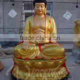 Eastern Style Outdoor Fengshui Crafts Fiberglass Buddha Garden Statue Hot Sale thumbnail-3