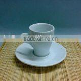 Custom Ceramic Espresso Mug With Saucer thumbnail-1