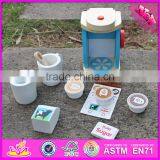 2016 New Design Simulation Home Play Mini Wooden Kids Coffee Maker W10D147 thumbnail-6