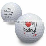Custom Logo Personalized PU Golf Ball thumbnail-1