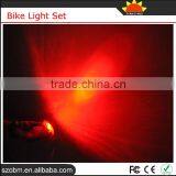 Bike Headlight LED Q5 150LM Super Bright Mini Flashlight Bailong 7 Mode Red Tail Lamp Bike Light Set thumbnail-6