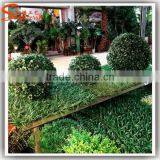 Plastic Boxwood Balls Hollow Artificial Topiary Grass Ball Customized Any Size Artificial Grass Ball thumbnail-2