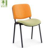 Conference Fabric Stackable Student Chair With Writing Tablet/ Classroom Chair With Writing Pad thumbnail-2