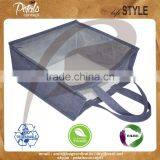 Clear Pvc Tote Bag With Jute - Made by Petals Concept - Promoted by .com thumbnail-4