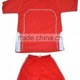Red Coloured Sports Occer Uniform
