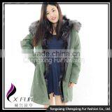 CX-G-P-04 2016 Women's Fashion Clothes Fox Fur Lined Winter Parka With Fur Hood thumbnail-3