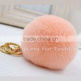 CX-R-23 Genuine Rabbit Fur & Faux Fur Keychain/ Key Ring thumbnail-1