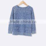 High Quality Girl's Patterned Knit and Openwork Sweater (BKNB32) thumbnail-1