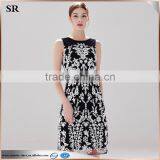 Mesh Embroidery Ladies Casual Lace Dresses thumbnail-3