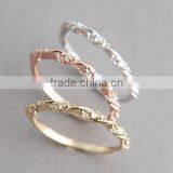 Simple Design Plain Style All Kinds of Eternity O Ring Thin Promise Ring for Wedding thumbnail-5