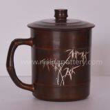 Handmade Bamboo Tea Cup Qinzhou Nixing Clay Tea Mug Tea Cup For One thumbnail-1