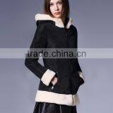 Ladies Fashionable Mid-long Hooded Quilting Jacket thumbnail-3