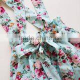 Custom Boutique Baby Girl Flower Printed Bubble Cotton Pants thumbnail-3