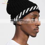 Free Knitted Custom Beanie Hat Pattern Men Knitted Beanie Cap thumbnail-1