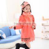 Autumn and Winter Girls in Children in the Long Fur Coat Imitation Suede Windbreaker Jacket thumbnail-6