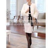 Eight Colour Woman Short Faux Fur Coat Winter Lady Wedding Jackets Long Sleeves thumbnail-4