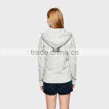 Ladies Sportswear Gray Hoodies 100%Cotton Pollover thumbnail-2