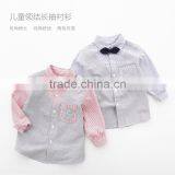 S33467W Wholesale Latest Fashion Cotton Clothes Baby Boys Bowknot Blouse thumbnail-1